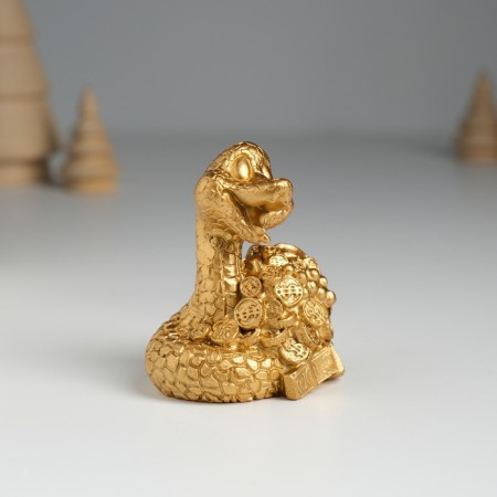 Souvenir Polystone "Snake of Good luck with money" MIX 4x4x6.5 cm-5