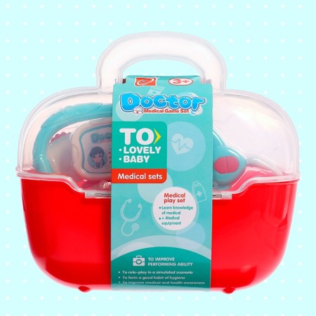 Game set "Doctor", 8 items, in a suitcase-9