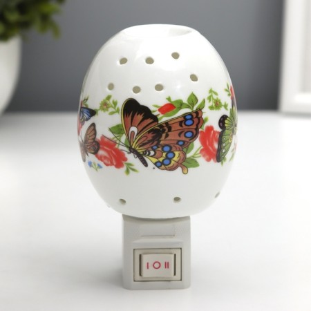 Lamp "Butterfly" 1x7W E11 white 7.5x7.5x12cm