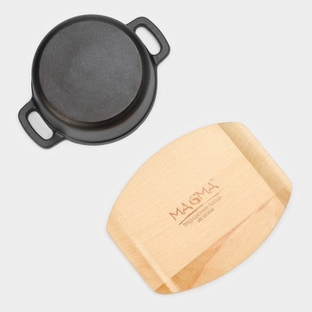 Cast iron pan with a Magma “Khotan” lid, 750 ml, 18.6 × 14 × 7 cm-10