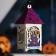 LED suspension "Beige Tower of Ghosts" 6.5 × 17.5 × 6.5 cm, plastic, batteries LR1130x3, glow warm white