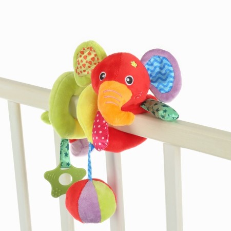 Stretching - spiral with toys arc on a stroller / crib for babies 0+ "Elephant Bright", crumb me-7