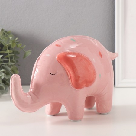 Pigger Ceramics "Elephant-Sharik in Confetti" 21.9x10.7x14.1 cm