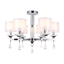 Люстра подвесная с хрусталём Ambrella light, Traditional, TR4533, 6хE14, цвет хром