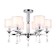 Crystal chandelier with Ambrella Light, Traditional, TR4533, 6HE14, Color Chrome