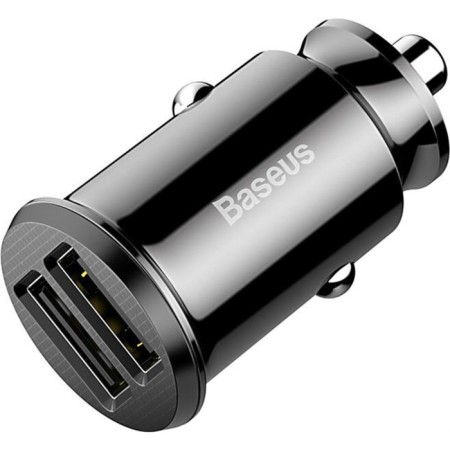 Car charger Baseus, 2USB, 3.1 A, black-1