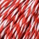 Yarn 100% cellulose "Softino Raffia Color Melange" Washing, Red-White 10m