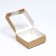 Food box, with a window, craft, 10 x 10 x 3.5 cm