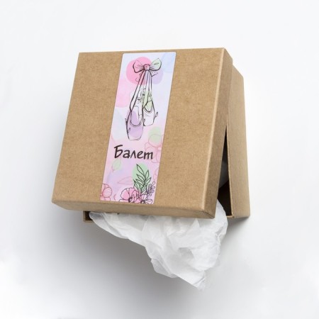 Stick Paper "Ballerina" 3x9 cm sheet 10x10 cm-2