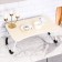 Table - breakfast tray, for a laptop, folding, white, 60x40 cm