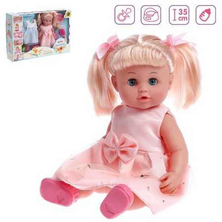 Pups functional "sweet baby" drinks, pisses, with accessories
