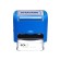 Automatic stamp, 14x38mm, "refused", blue