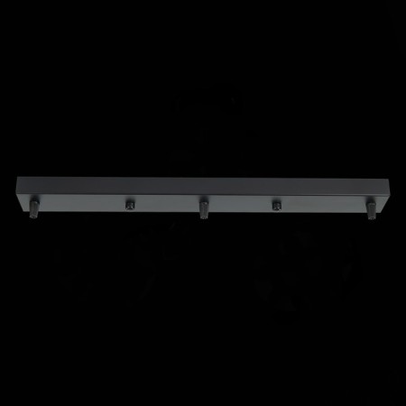 Ceiling fastening for 3 lamps (rectangular) ST LUCE. SL001.413.03. SL001, 50x6 cm, black color-1