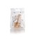 Soft toy Gulliver dog with a bow, beige color, 30 cm