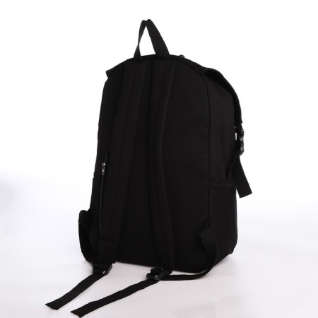 Youth backpack from lightning textiles, 5 pockets, black color-3