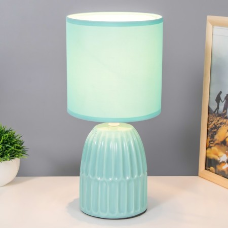 Lima table lamp E14 40W turquoise 16x16x35 cm Risalux-1