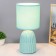 Lima table lamp E14 40W turquoise 16x16x35 cm Risalux