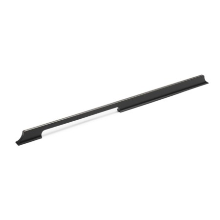 Cappio bracket handle, aluminum, m/o 448 mm, black color with gray insert