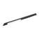 Cappio bracket handle, aluminum, m/o 448 mm, black color with gray insert