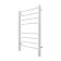 Terminus heated towel rail "Sicily" P8, 500x800 mm, dimmer, white matte
