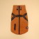 Jacket for dogs with a harness, size p 2xl (ds 45 cm, osh 40 cm, og 58 cm), mustard