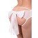 Erotic panties from ethnic glasses Erolata, with a bow, white color, size 42-44