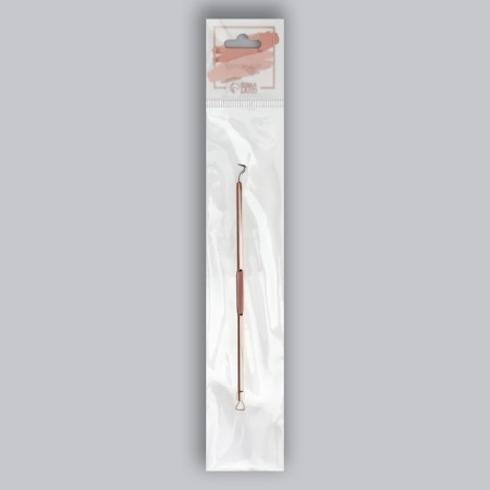 The needle of cosmetic, bilateral, with a loop, 12 cm, golden/silver color-4