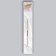 The needle of cosmetic, bilateral, with a loop, 12 cm, golden/silver color