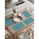 A set of napkins for setting the table "Strict style", rectangular, rounded edges, size 30x46 cm, 4 pcs