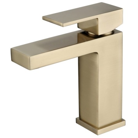ABBER DAHEIM AF8210G shell mixer, single -leaf, pour 135 mm, gold color