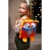 New Year's children's backpack "Fox with Snezhinka" 24x24 cm, for the New Year