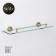 Bathroom shelf, glass stall Stölz Bacic, Bronze series