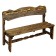 A bench for a set "Robber" Figure, aged, natural pine, 140cm