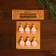 Set of decorative clothespins "Pieses" set of 6 pcs.