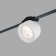 DK5540-WH+BK Belty Spot Light with D100mm H107MM 48V 12W 38 ° 4000K IP20 white with black