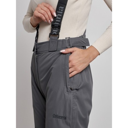 Semi -combinezone ski insulated female winter, size 44, color gray color-15