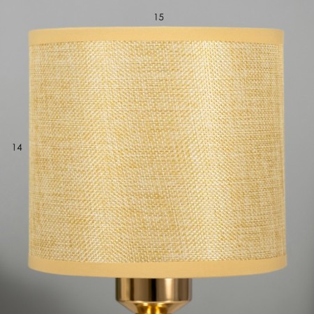 Table lamp "Santi" 1x40W E27 gold 15x15x28 cm Risalux-4
