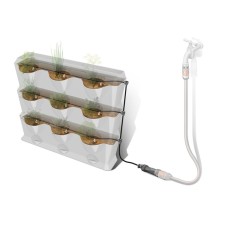 A set of vertical irrigation, hose 3/16 ″ (4.6 mm), adapter for a microcapel system, fitting
