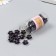 Surgut in granules in a jar of "stars" deep purple matte 16 g 7x3x3 cm