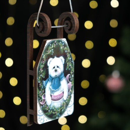 Christmas tree decoration "Sanges No. 1", 12.5 x 6 cm-1