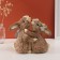 The decor "Two bunnies are hugged" 12x24x25 cm