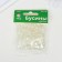 Acrylic beads "Round" 8 mm, 25 gr. Transparent, over-over