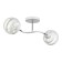 Ophelia chandelier 2he27 40W Belo-chromovy 48x26x27 cm Bayerlux
