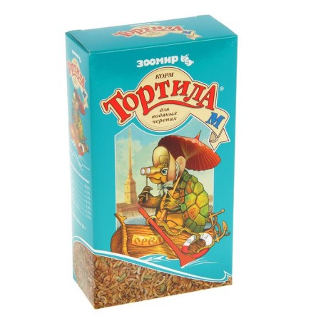 Feed "Tortila M" for water turtles, 50 g.
