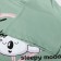Female home set (T -shirt/pants) "Koala", green/pink color, size 62