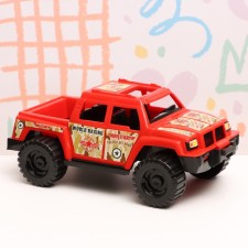 Plastic jeep machine 25 x 14 x 11 cm, mix