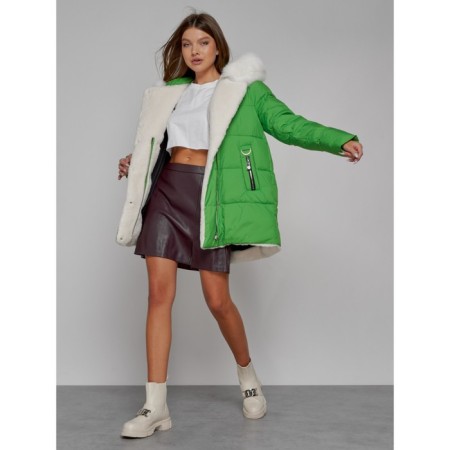 Winter jacket, size 42, green color-14