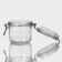 Glass Bank for bulk products with a Gallery Lube Castle, 250 ml, 10.5 × 8.5 cm