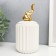 Coramics Coramics "Golden Elephant" White, Hofre 16x7x7 cm