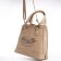Female bag Textura, tout, medium size, beige color